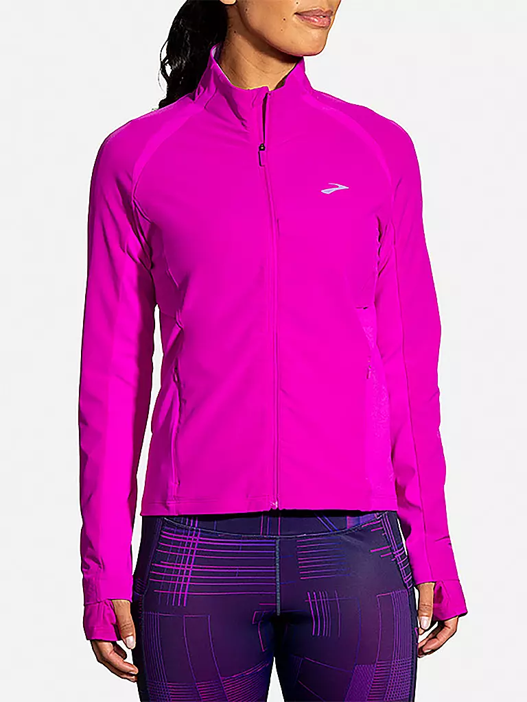 BROOKS | Damen Laufjacke Fusion Hybrid | pink