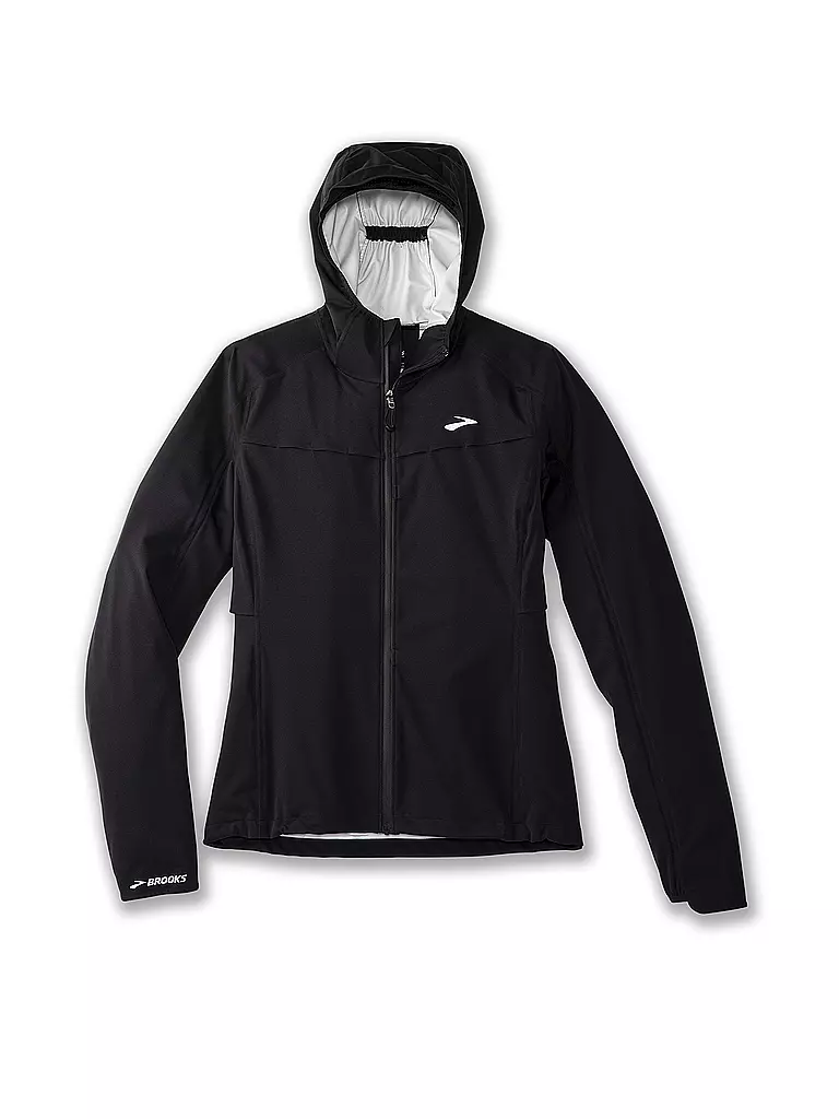 BROOKS | Damen Laufjacke High Point Waterproof | schwarz