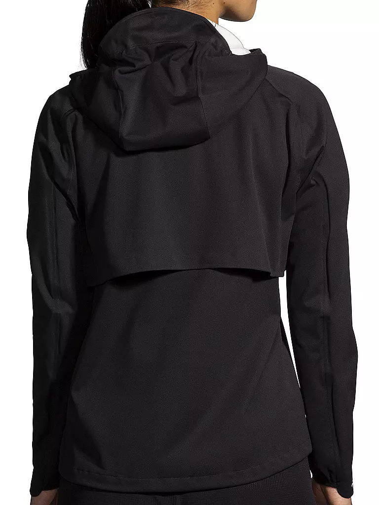 BROOKS | Damen Laufjacke High Point Waterproof | schwarz