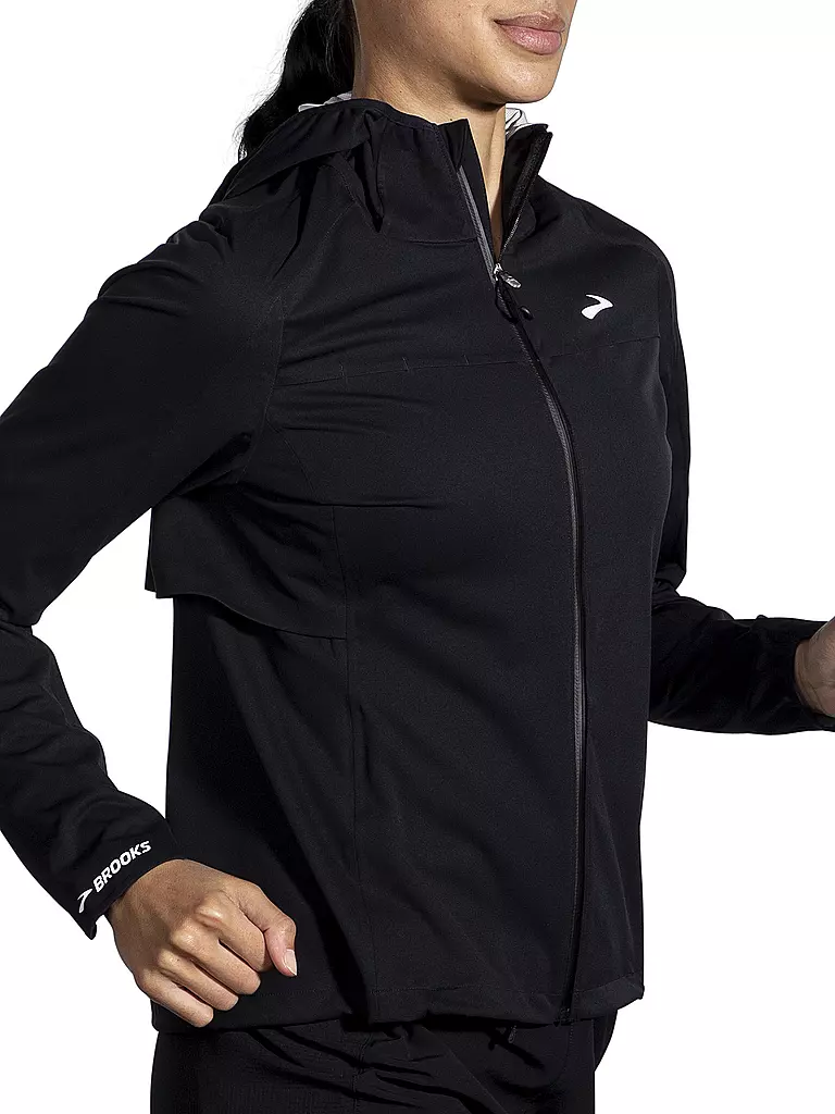 BROOKS | Damen Laufjacke High Point Waterproof | schwarz