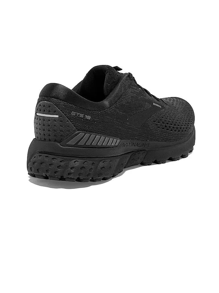 BROOKS | Damen Laufschuh Adrenalin GTS 19 BLACK EBONY | schwarz