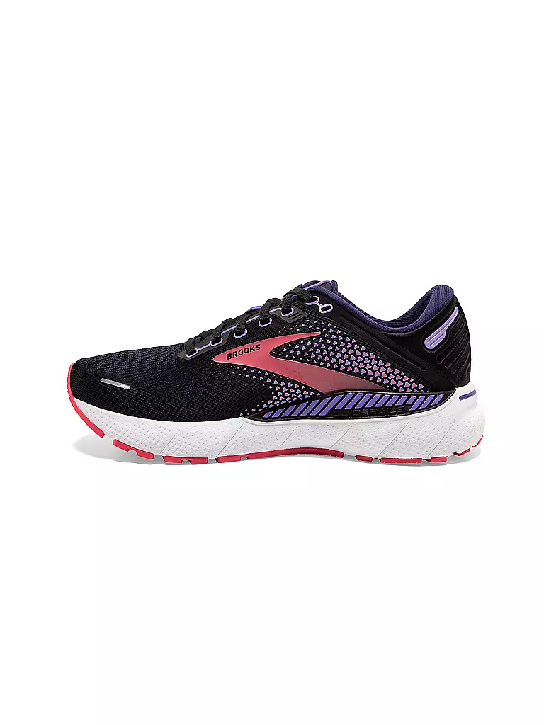 BROOKS | Damen Laufschuhe Adrenaline GTS 22 WS BLACK / PURPLE | schwarz