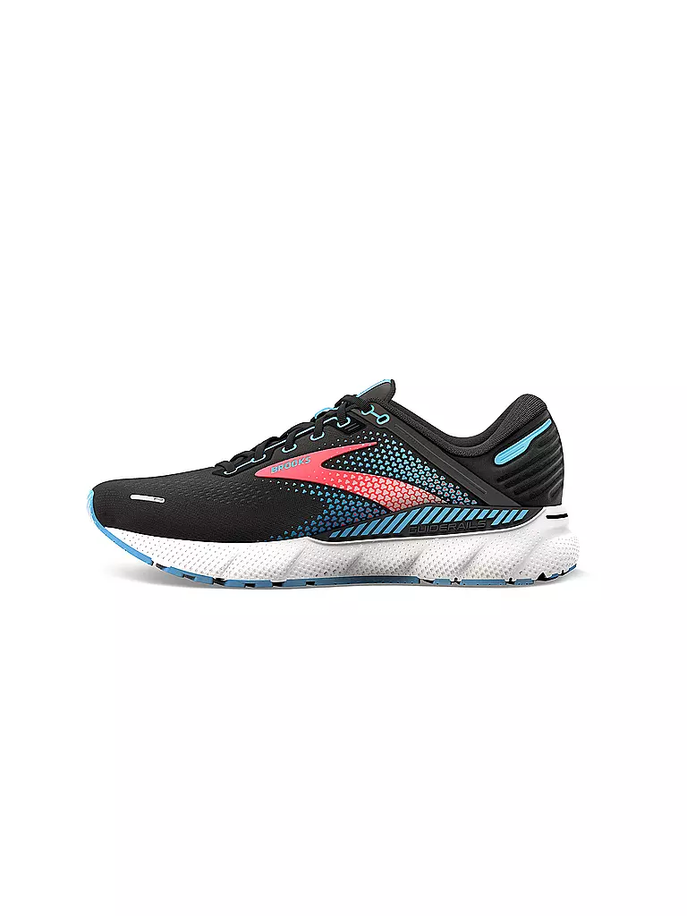 BROOKS | Damen Laufschuhe Adrenaline GTS 22 WS BLACK/LAKE BLUE/CORAL | schwarz