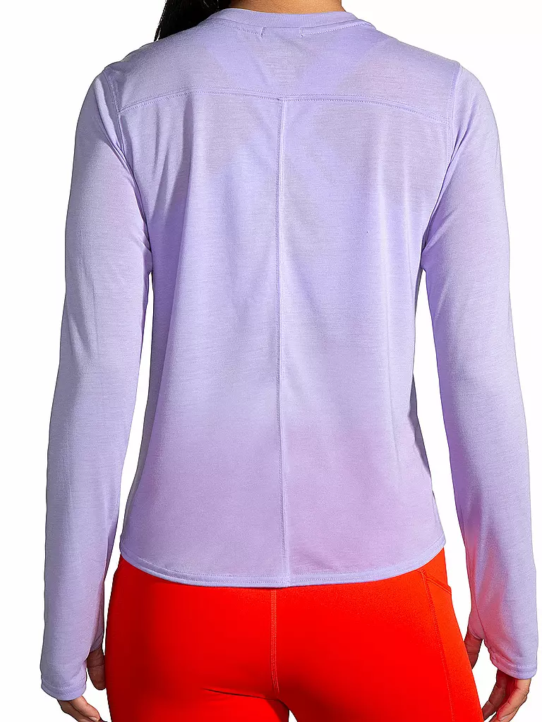 BROOKS | Damen Laufshirt Distance Graphic | lila