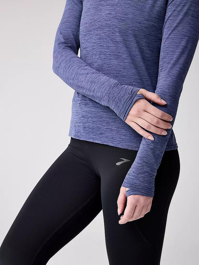 BROOKS | Damen Laufshirt Luxe | dunkelblau