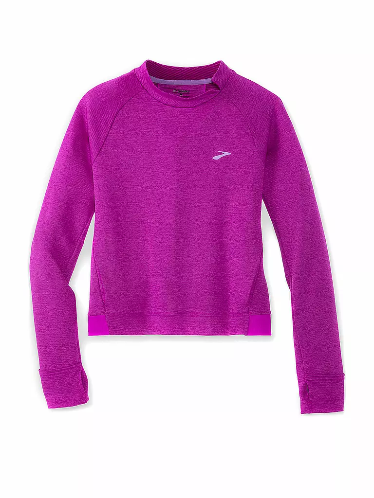 BROOKS | Damen Laufshirt Notch Thermal Long Sleeve | pink