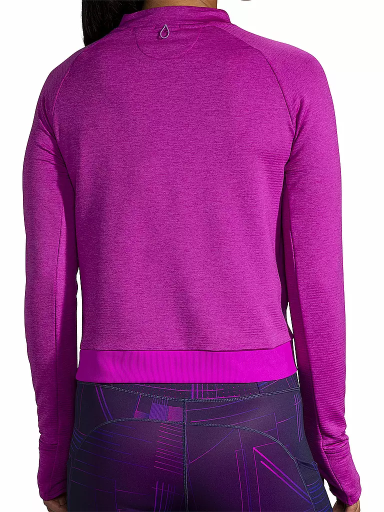 BROOKS | Damen Laufshirt Notch Thermal Long Sleeve | pink