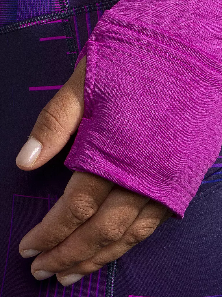 BROOKS | Damen Laufshirt Notch Thermal Long Sleeve | pink