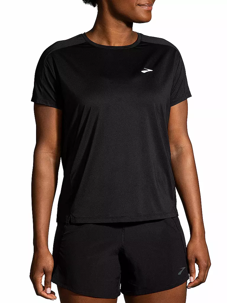 BROOKS | Damen Laufshirt Sprint Free | schwarz