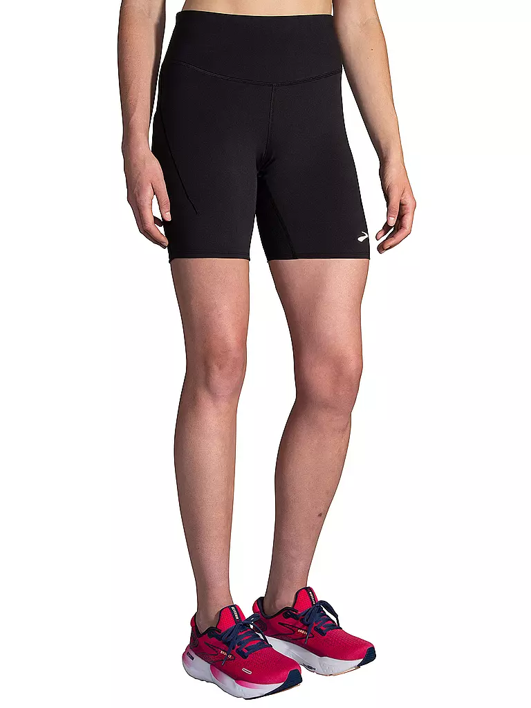 BROOKS | Damen Laufshorttight Spark 8" | schwarz