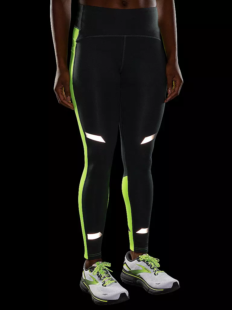 BROOKS | Damen Lauftight Run Visible Thermal | grau