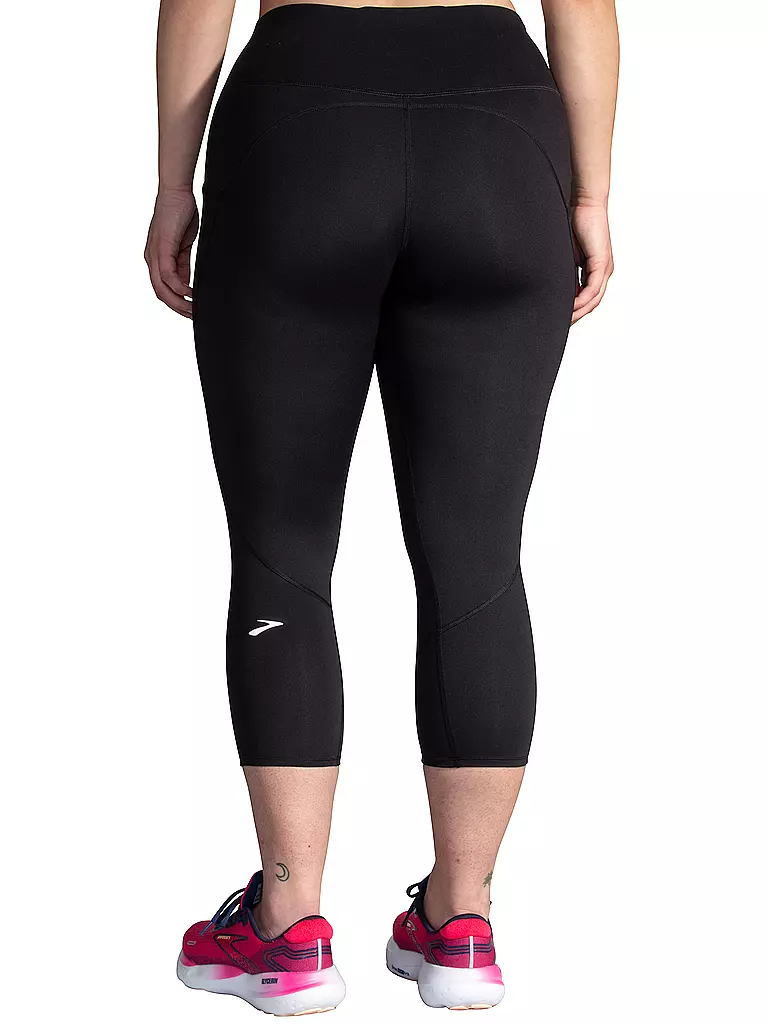 BROOKS | Damen Lauftight Spark Capri | schwarz