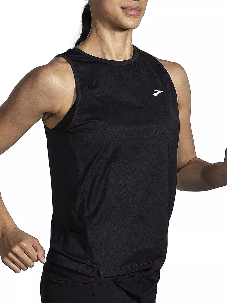 BROOKS | Damen Lauftop Sprint Free Tank 2.0 | schwarz