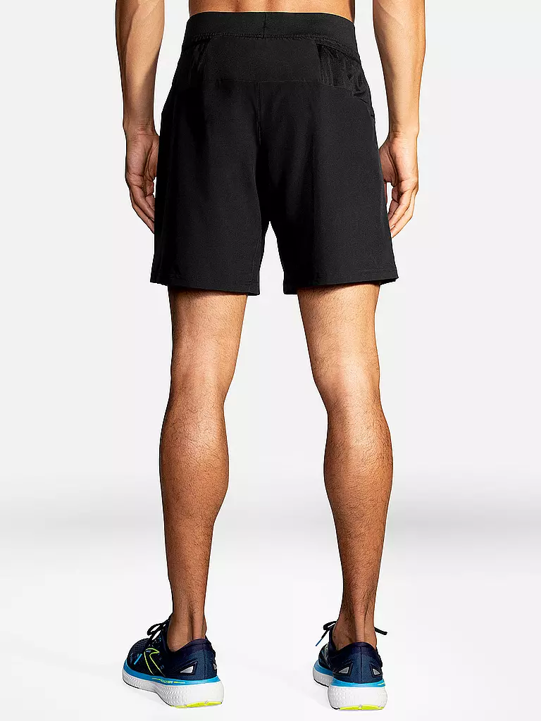 BROOKS | Herren 2in1 Laufshort Sherpa 7" | schwarz