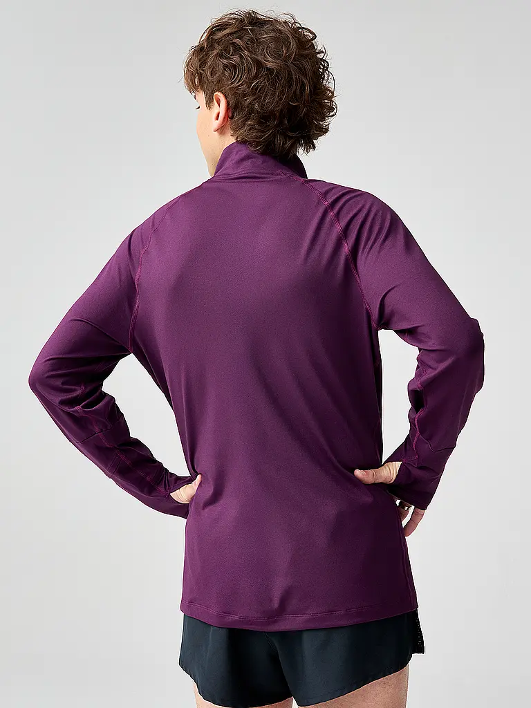 BROOKS | Herren Lauf Zipshirt Dash 3.0 | Dunkelrot