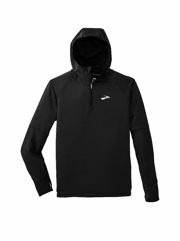 BROOKS | Herren Laufhoodie Notch Thermal Hoodie 2.0 | schwarz