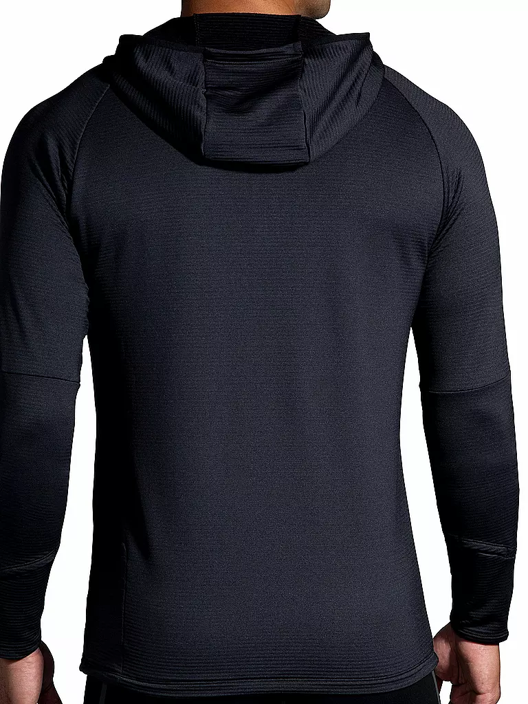 BROOKS | Herren Laufhoodie Notch Thermal Hoodie 2.0 | schwarz