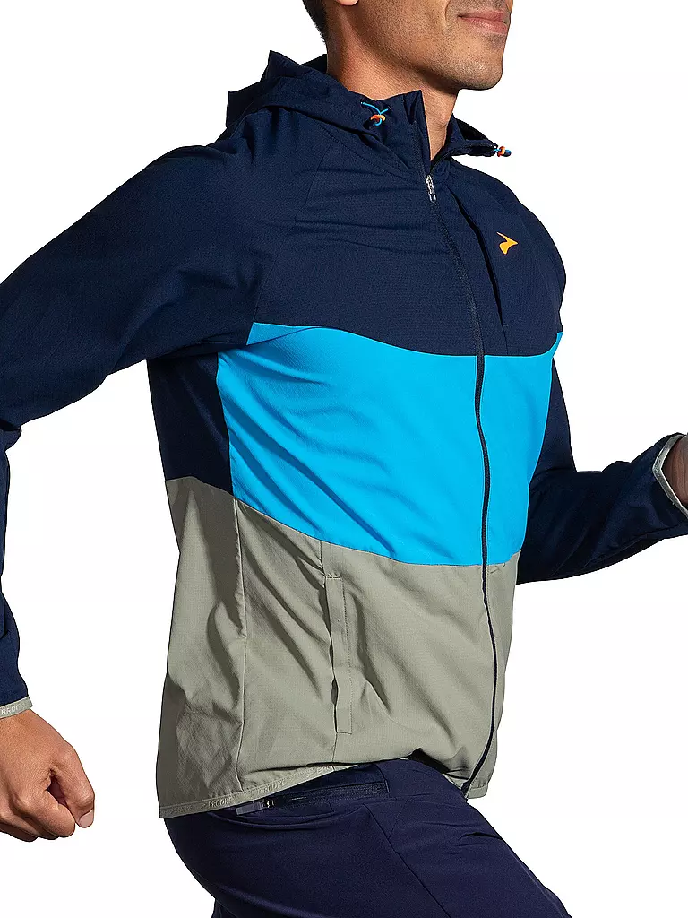 BROOKS | Herren Laufjacke Canopy | dunkelblau