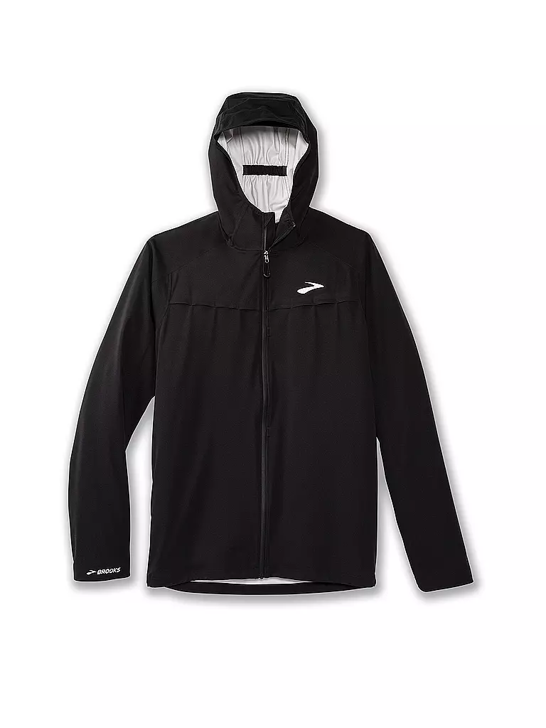 BROOKS | Herren Laufjacke High Point Waterproof | schwarz