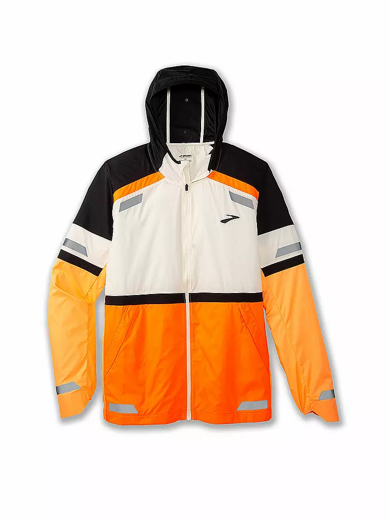 BROOKS | Herren Laufjacke Run Visible 2.0 | weiss