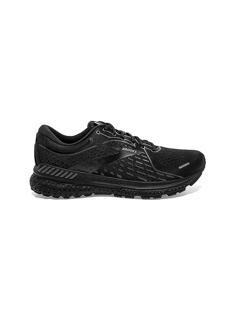 BROOKS | Herren Laufschuhe Adrenaline GTS 21 BLACK/BLACK/EBONY | schwarz