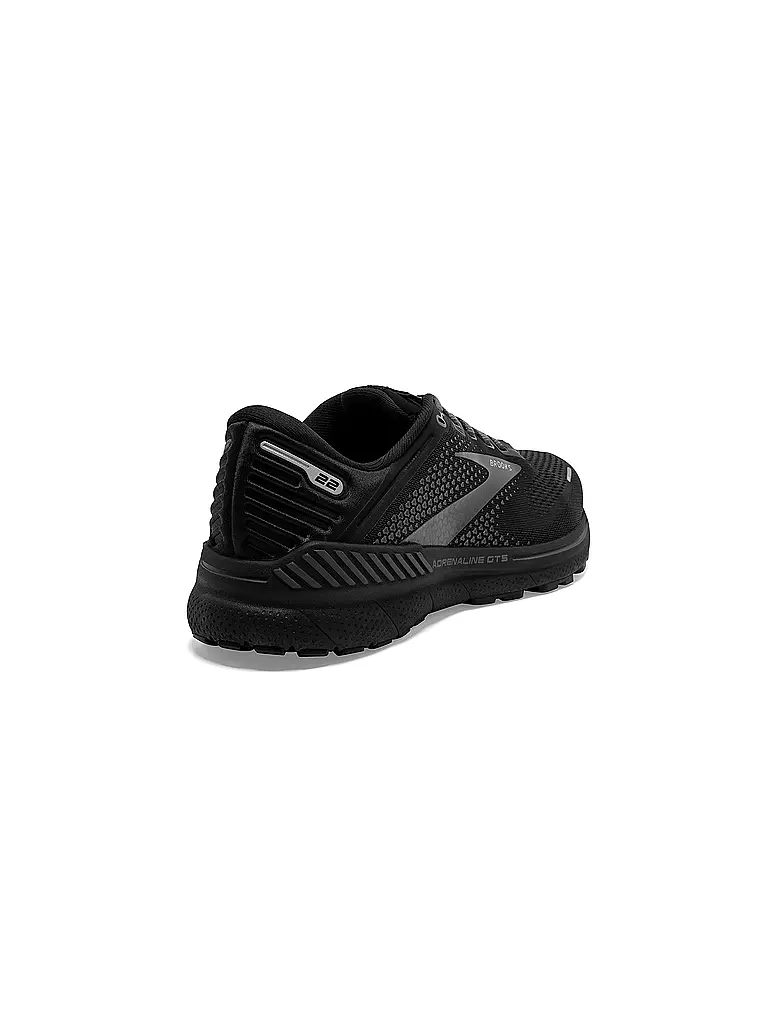 BROOKS | Herren Laufschuhe Adrenaline GTS 22 BLACK / BLACK | schwarz