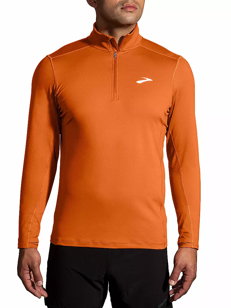 BROOKS | Herren Laufshirt Dash 1/2 Zip 2.0 | orange