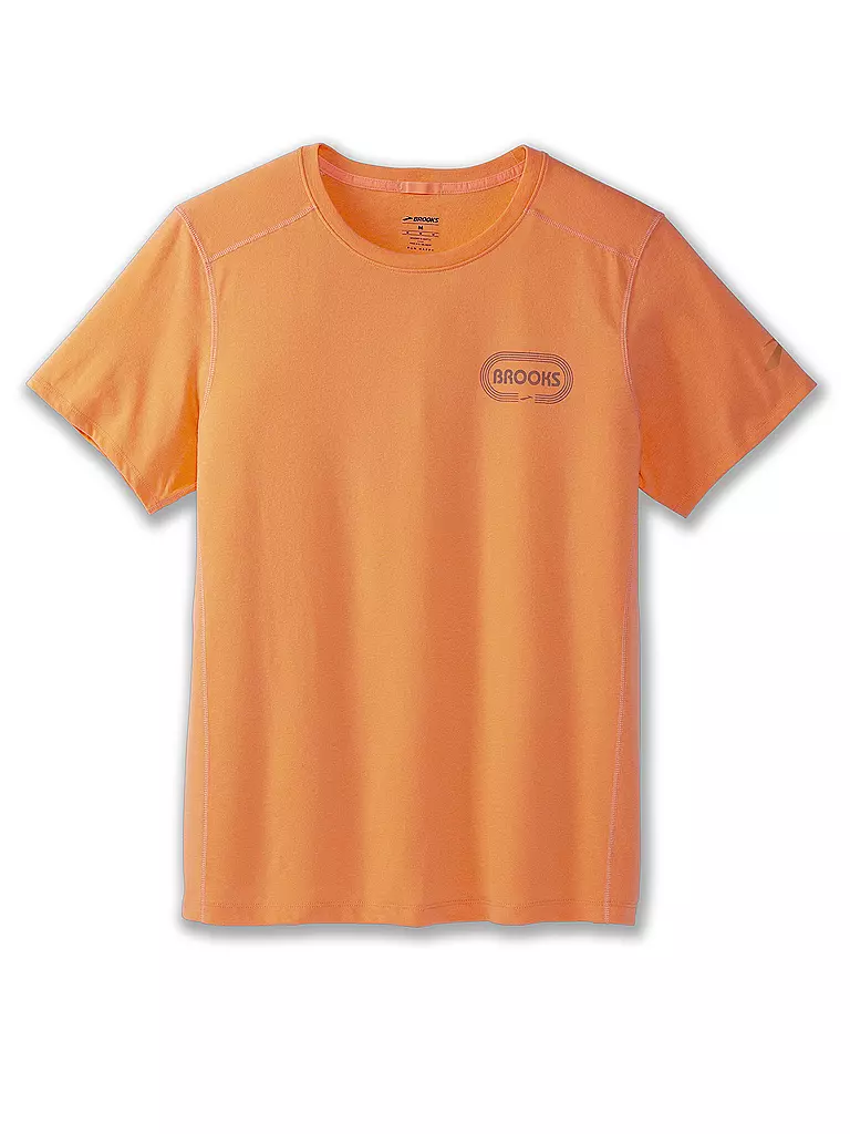 BROOKS | Herren Laufshirt Distance Short Sleeve 2.0 | orange