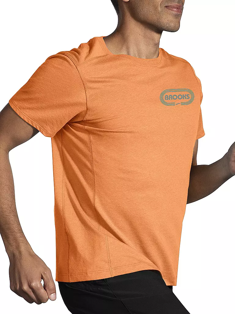 BROOKS | Herren Laufshirt Distance Short Sleeve 2.0 | orange