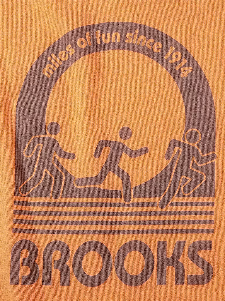 BROOKS | Herren Laufshirt Distance Short Sleeve 2.0 | orange