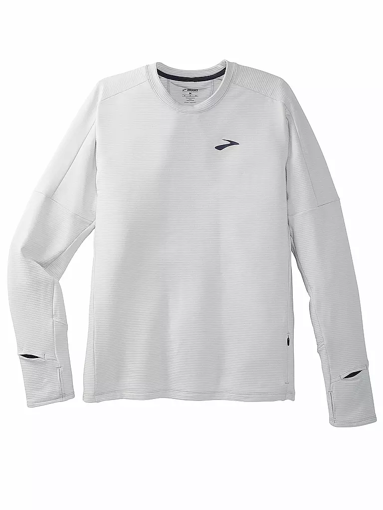 BROOKS | Herren Laufshirt Notch Thermal Long Sleeve 2.0 | grau