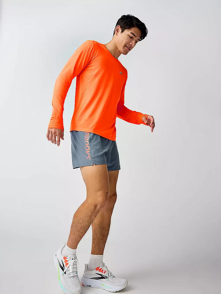 BROOKS | Herren Laufshort Journey 5inch | grau