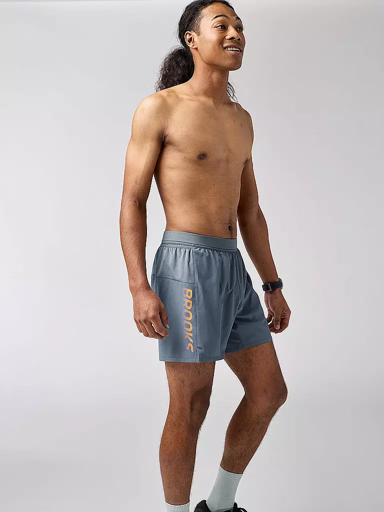 BROOKS | Herren Laufshort Journey 5inch | grau