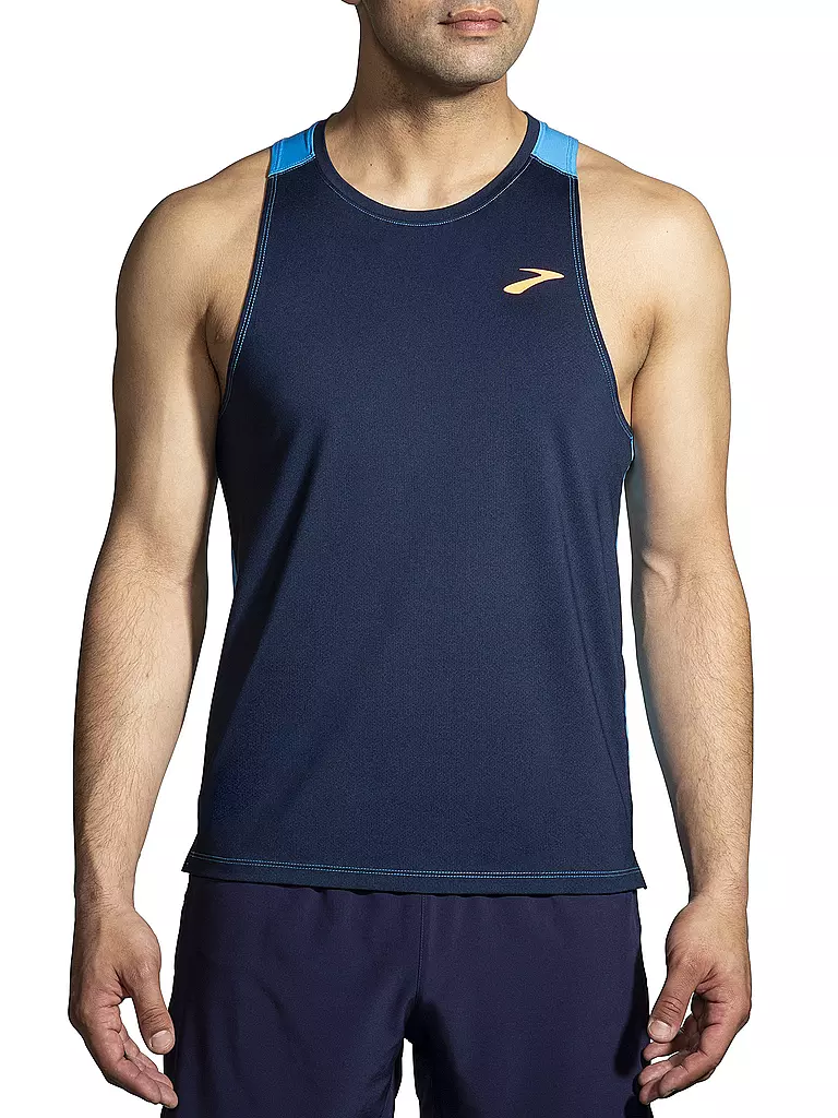 BROOKS | Herren Laufsinglet Atmosphere 2.0 | dunkelblau