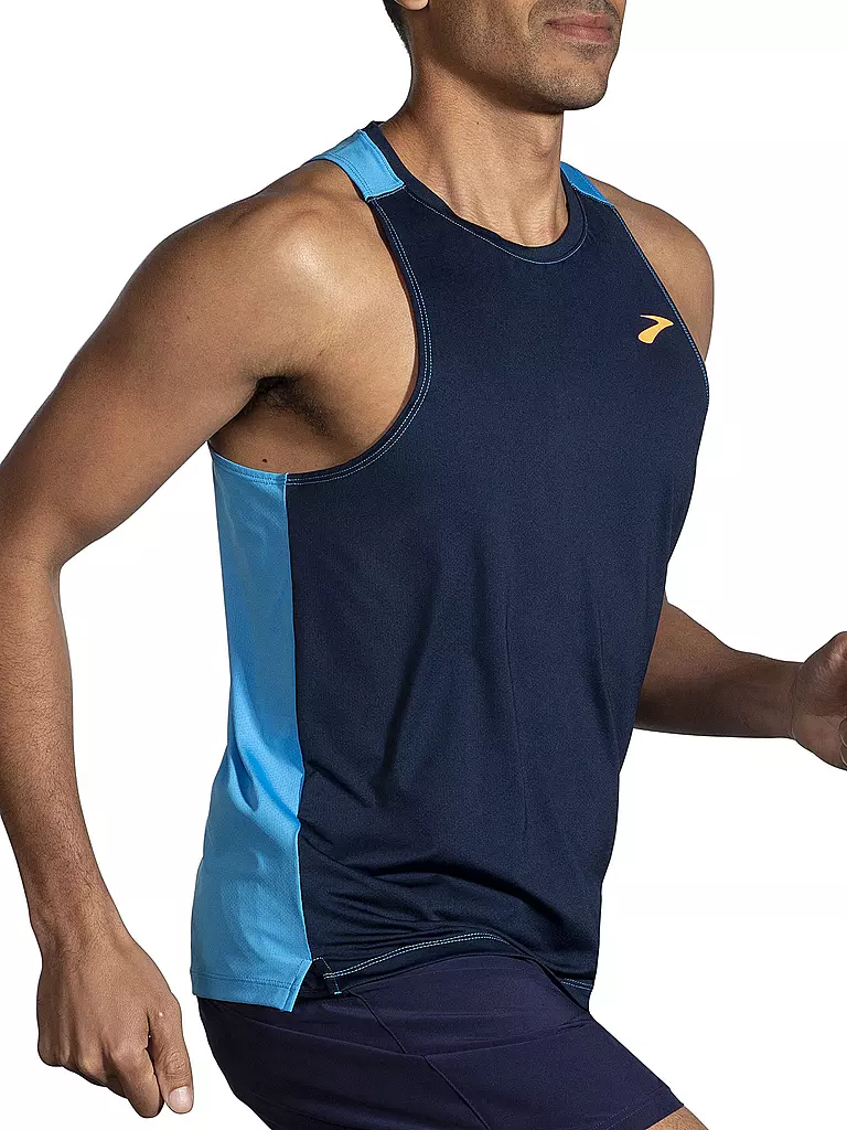 BROOKS | Herren Laufsinglet Atmosphere 2.0 | dunkelblau