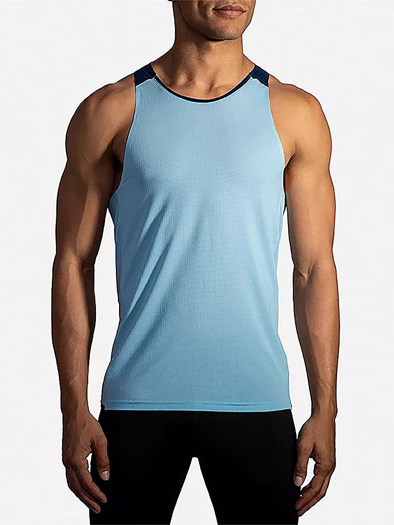 BROOKS | Herren Laufsinglet Atmosphere | blau