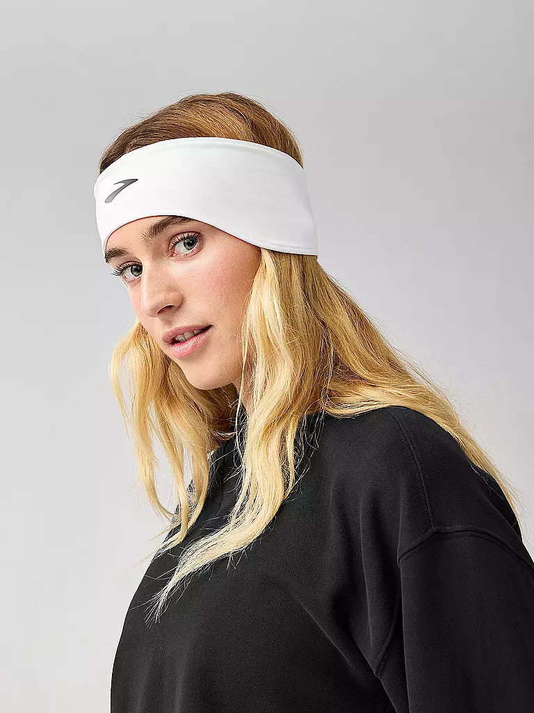 BROOKS | Stirnband Luxe Thermal | weiss