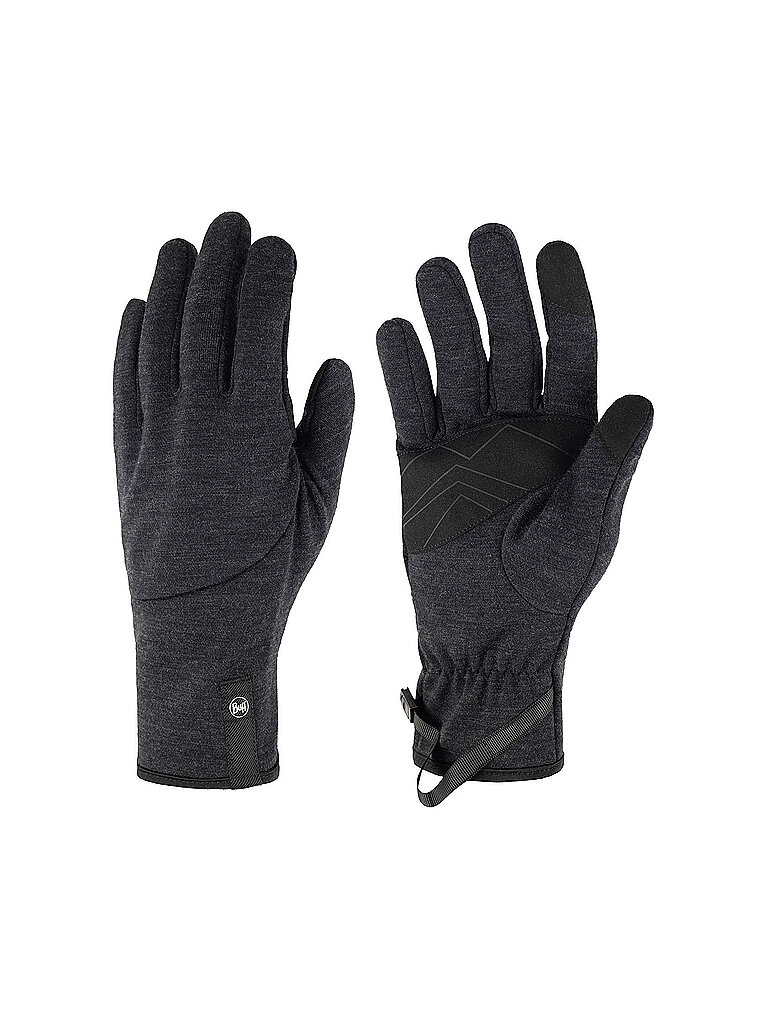 Buff BUFF Handschuhe Merino Fleece Comfort Fit schwarz | S, schwarz
