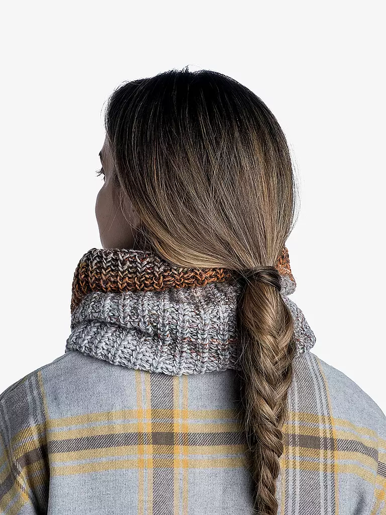 BUFF | Damen Schlauchschal Olya | hellgrau