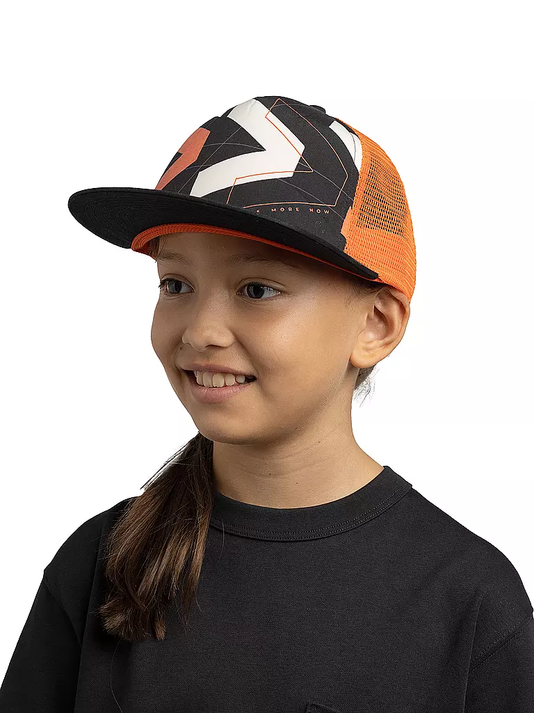 BUFF | Kinder Kappe Trucker  | schwarz