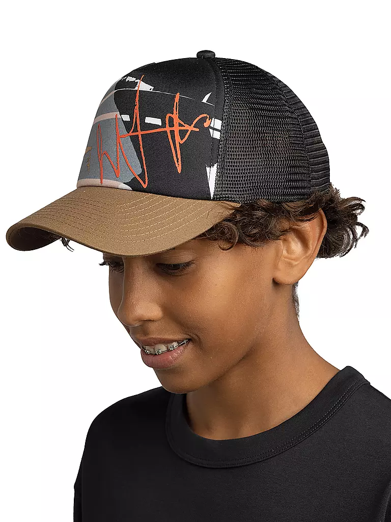 BUFF | Kinder Kappe Trucker | schwarz