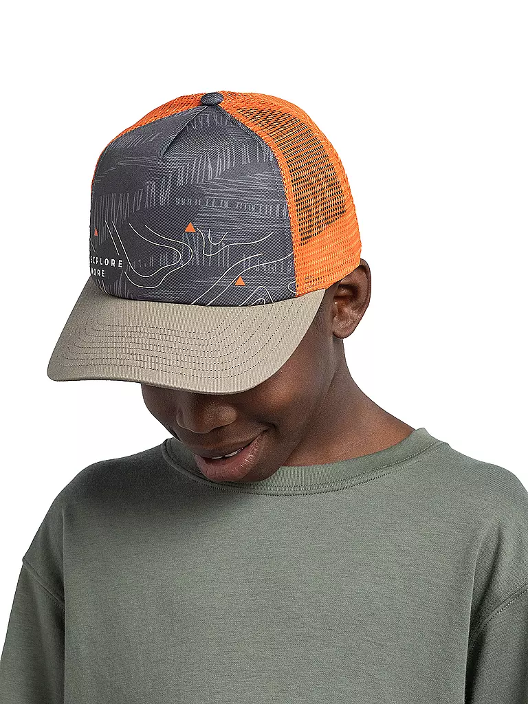 BUFF | Kinder Kappe Trucker | schwarz