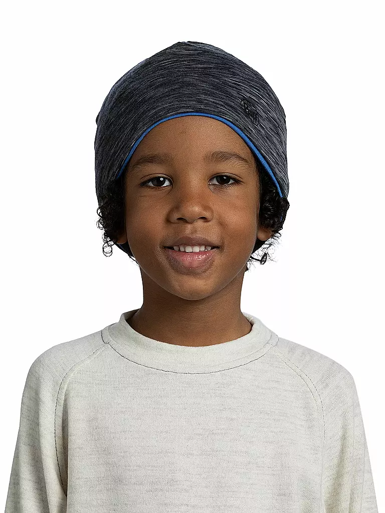 BUFF | Kinder Mütze Lightweight Merino Wool | blau