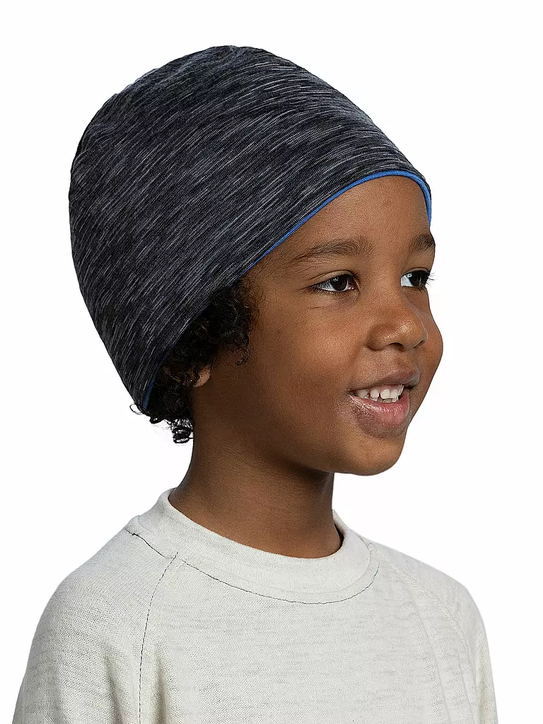 BUFF | Kinder Mütze Lightweight Merino Wool | blau