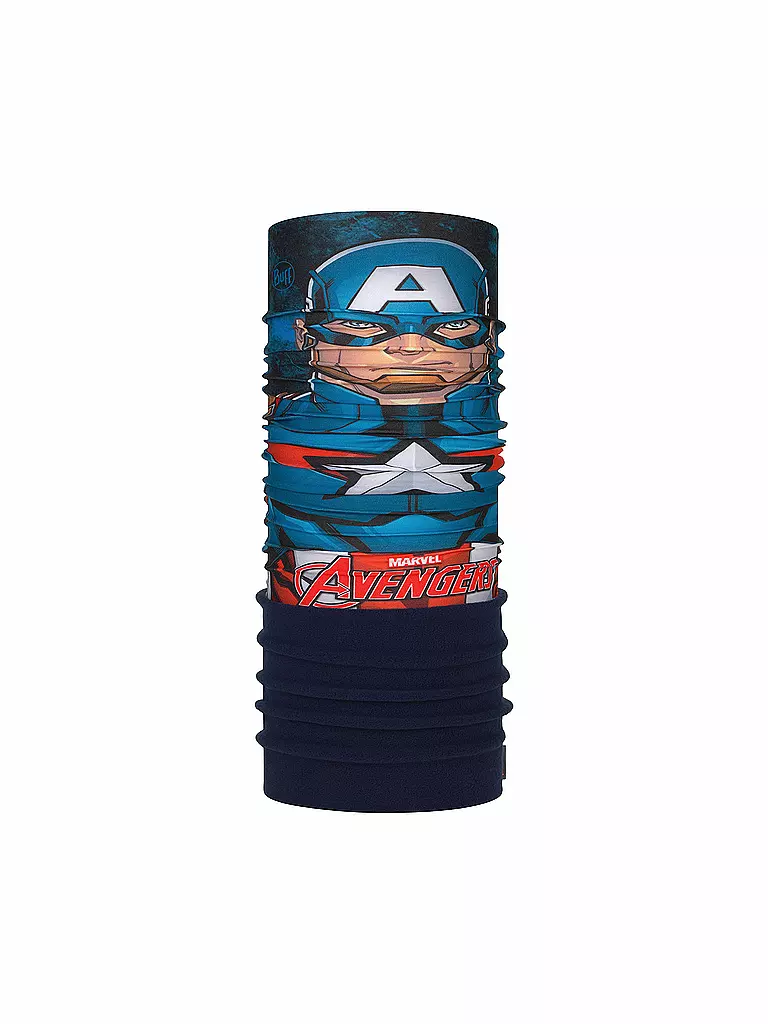 BUFF | Kinder Multifunktionstuch Polar Captain America | blau