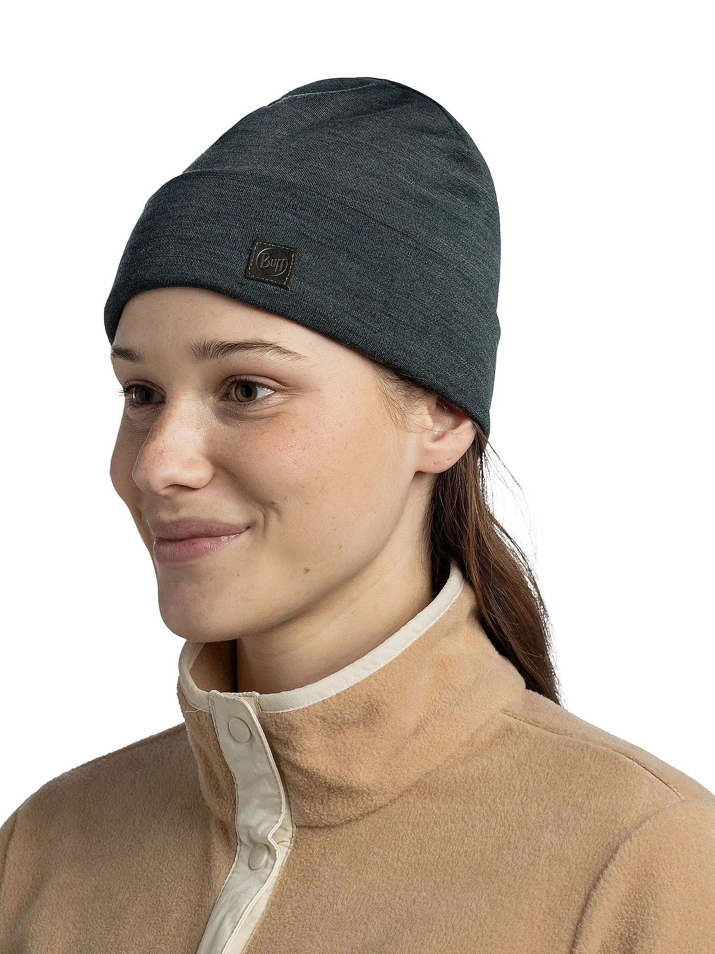 BUFF | Mütze Heavyweight Merino Wool | dunkelgrün