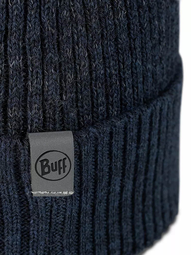 BUFF | Mütze Merino Active | dunkelblau