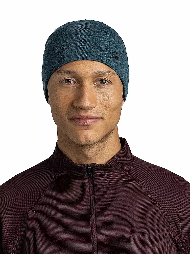 BUFF | Mütze Midweight Merino Wool | dunkelblau