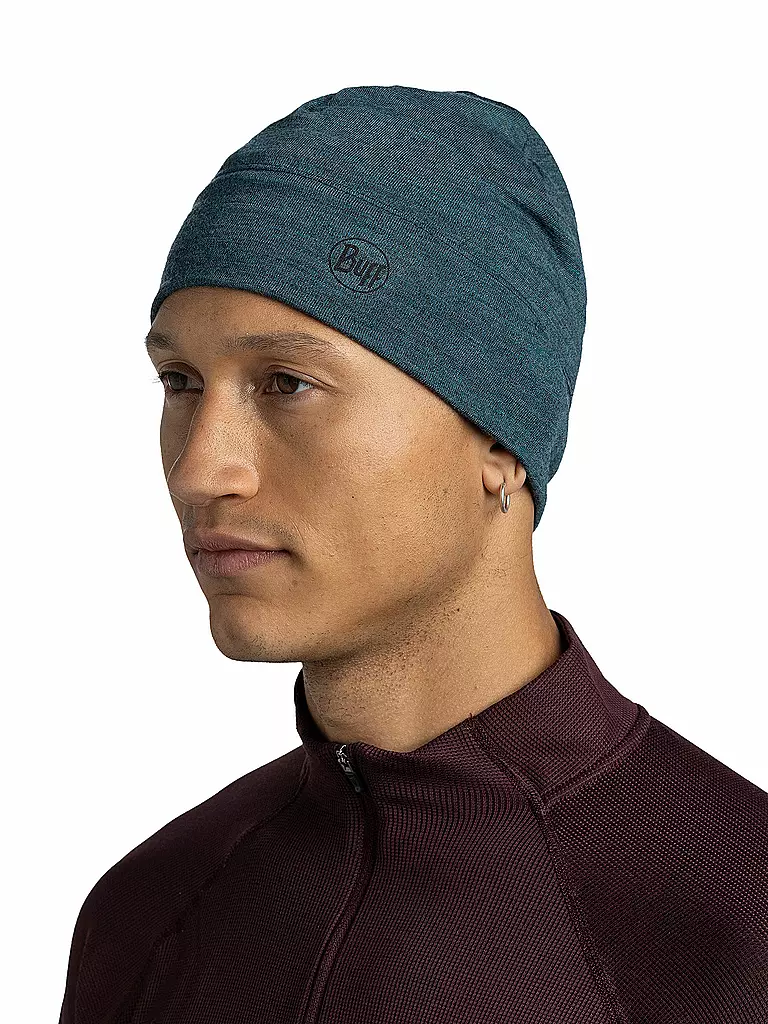 BUFF | Mütze Midweight Merino Wool | dunkelblau