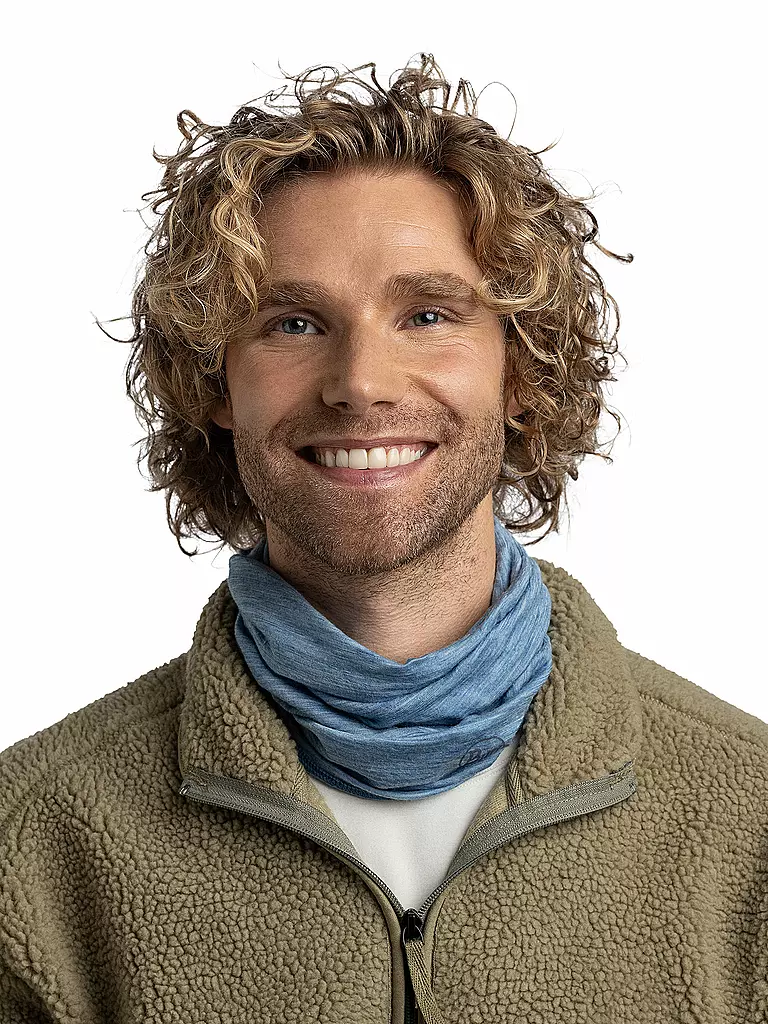 BUFF | Multifunktionstuch Lightweight Merino Wool | hellblau